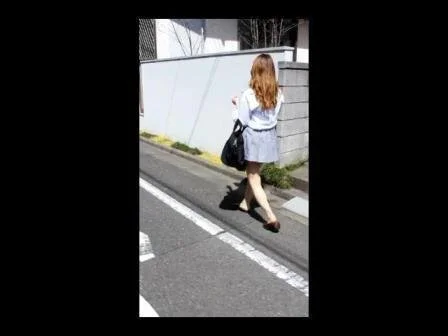 素足にローファー女子をストーカー5
