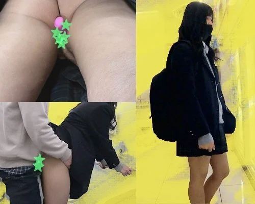 【粘着■■】エロい下着の変態■■が電車で潮吹き!■■■に連れ込みフェラ&生中出しからの最後はお掃除フェラまで!