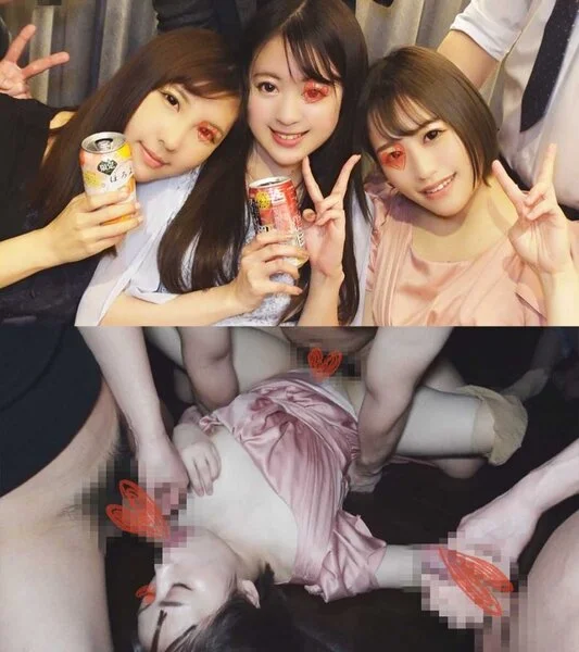 【■■■■カン】【パンチラ】【特典3本】成人式同窓女子会/都内有名私大付属■■■バトン部OG3名①【高画質】