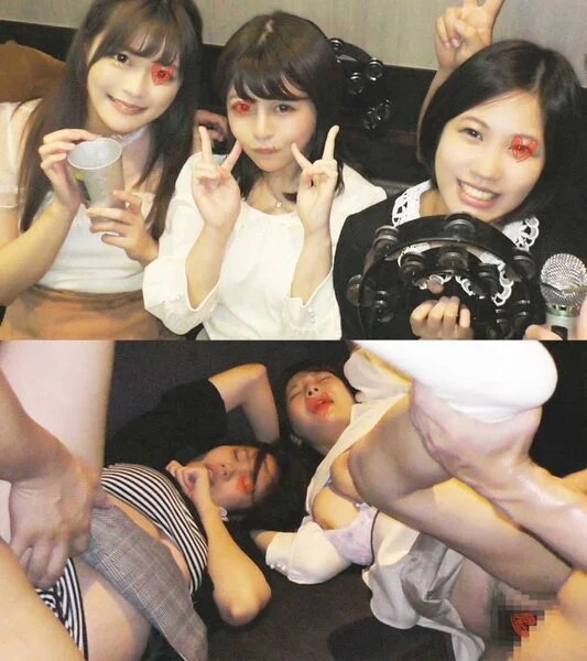 【睡◎カン】【パンチラ】【特典3本】誕生日カラオケパーティー・有名ミッション私大アナウンス研究会女子3名①【高画質】