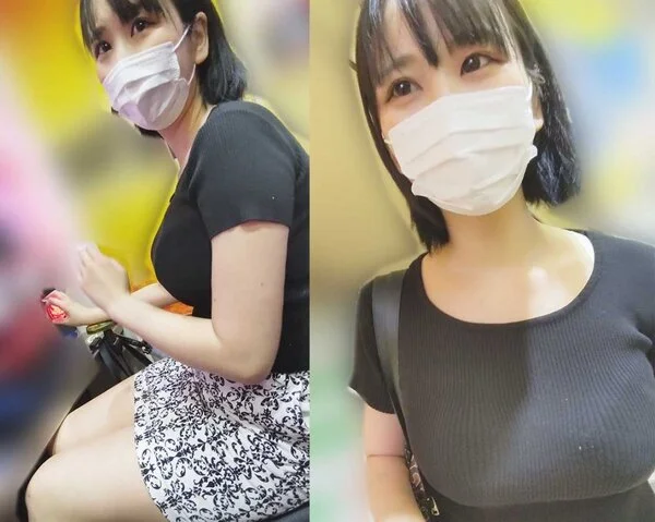 ※再販※【パチ負け女】【交渉■■】世田谷区O店/1パチで時間潰してた100センチ爆乳ミニスカOL ※即ハメ中出し【高画質】