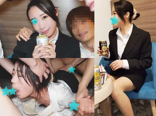 [■■■■]地方国立大リクスー就活生/上京OB訪問ホテル飲み①[飲み会パンチラ特典映像&②予告編付][高画質]
