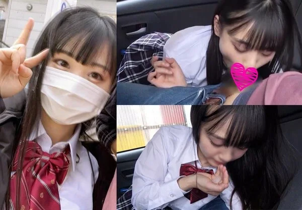 C県立② アイドル級 ■■系剛毛制服女子 卑猥なまんこにデカちん激ピストンからの中出し2発 ①