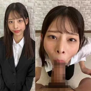 個撮)新人OLの副業フェラ【スタイル抜群!スレンダーボディ】エロ過ぎる■■■ング技!潤んだ瞳で見つめてノーハンドフェラ【口内発射
