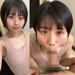 個撮)フェラ技二刀流!【ねっとり&高速ピストン】ショートカッァ女の上手すぎるフェラチオ奉仕【口内発射】
