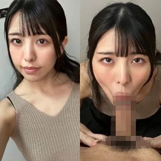 個撮)【声優・ナレーター志望・25歳】綺麗なおネエさんのひょっとこフェラ顔!【大量ヨダレのねっとりバキューム】高速ノーハンドフェ