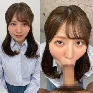 個撮)キャリア系デカ尻お姉さん【Gカップ美巨乳】ジュッポリ吸い付く濃厚ピストンフェラ【口内発射