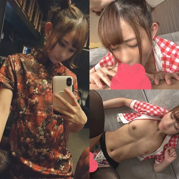 田舎から出てきて初めてガールズバーで働くフレッシュな新人めいちゃんを口説いてハメ撮り 「中ダメ!お口に…」→中出し