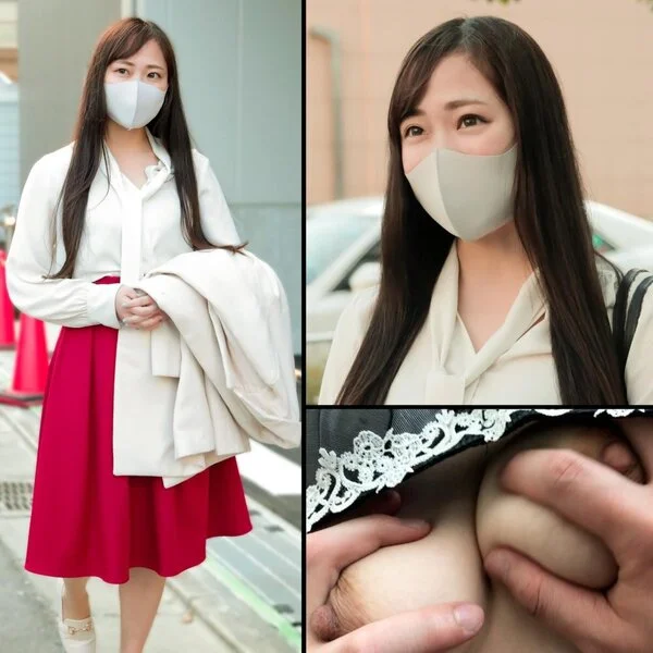 【電車■■ #10】《清楚美巨乳》清楚なお姉さんは巨乳を揉みしだかれて悶絶絶頂?!太ももを伝わる程の車内大量中出し