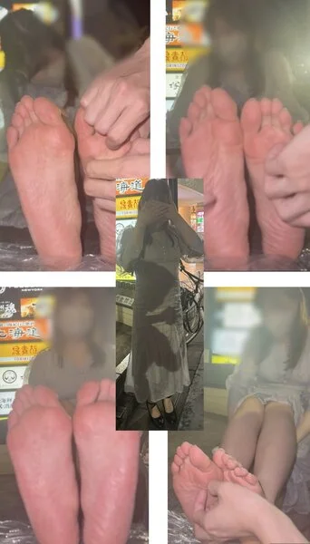 パンチ〇あり！ギリシャ型美女24cmヒール素足履き激弱足裏くすぐり足くらべ！5分27秒