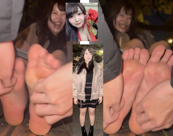 玉乃愛彩さん24.5cm超激弱素足履き足裏くすぐり足比べ！6分58秒