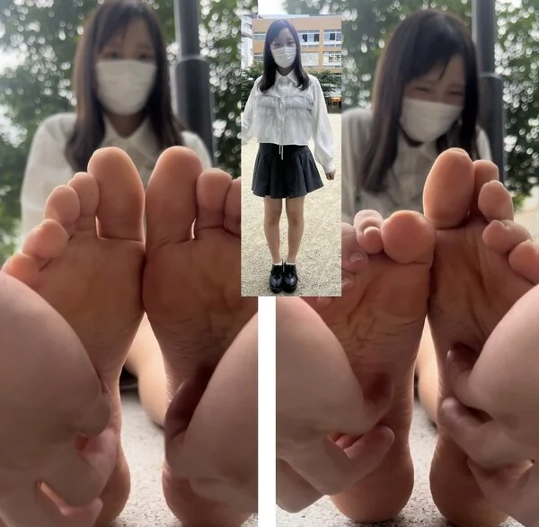 清楚系美女23.5cm激弱足裏くすぐり足ツボ！5分11秒