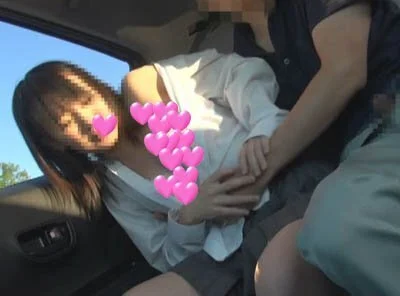 【個撮】ヤバッ!超可愛いけどしゃべってくれないツンデレたまごちゃん!車内フェラ口内発射映像