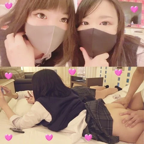【個撮】生贄交換のあきちゃんが新たな親友を連れて来てバカ自撮り!完全に素!エロ過ぎるおバカな神トーク炸裂!オマケ映像