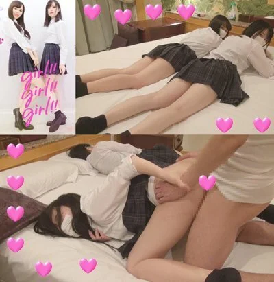 【個撮】初々しいピカピカ新入生の二人組■■■!背伸びの代償がま〇こブチ壊しピストンで大絶叫!懇願無視の中出し映像(2)