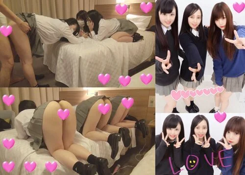 【個撮】欲望まみれ同級生三人組を生贄交換!羞恥心マックスで超■■!手当たり次第に鬼ハメ!鬼突き!狂乱カオス映像(3)