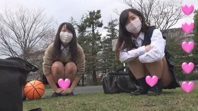 【個撮】慣れてない!純粋!超かわいい!二人組たまごちゃん!嵐の前のバスケ■■■■～おまけ映像