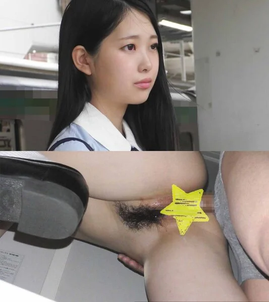 【電車■■】★顔出し制服■■★水色ワンピ制服が眩しいクラスの憧れ美少じょ★成績優秀■■にイラマからの全裸生中出し