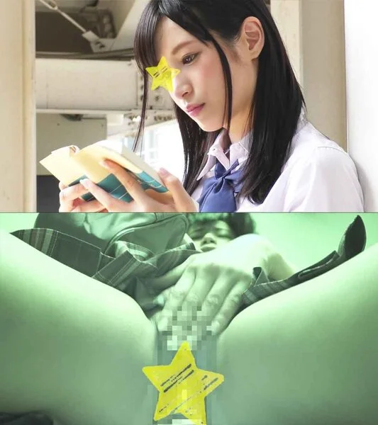 【電車■■】顔出し制服■■★衝撃!透明感抜群の読書美少じょは自ら■■のチ○コを握りしめるド変態★興奮しすぎて自分で勝手にクリいじ