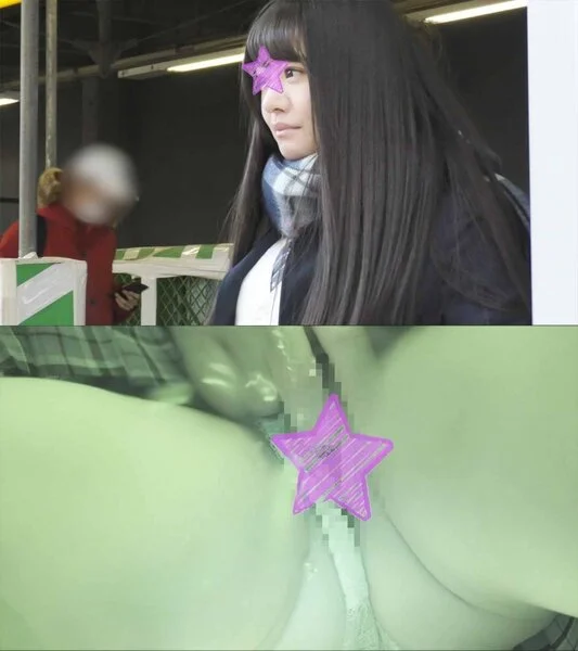 【電車■■】顔出し制服■■★クラスのアイドル風びしょうじょ★緊張で突然の大量お漏らし!カメラのレンズがズブ濡れ