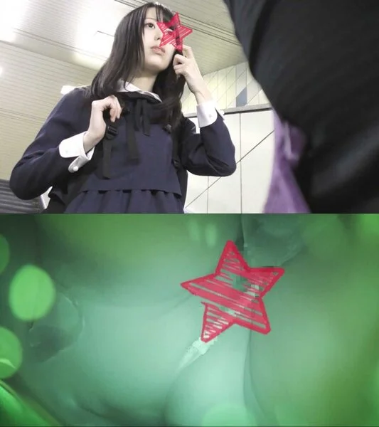 【電車■■】顔出し制服Jけ～★ガチお嬢様校まさかのTバック★カメラに美少じょのお漏らし直撃