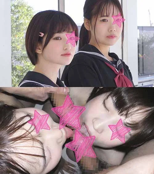 《GW特別企画》【電車■■■】色白ショート美○女と黒髪巨乳の親友2人を鬼畜コンビでW■■■★250本記念まであと9本★20%オフ