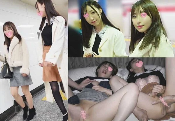 【ダブル■■】美乳OL2人組がどちらもパンシミべっとりのグショ濡れ電マケイレン*ホテル連れ込みイラマ&ナマ挿入中出し【高画質】